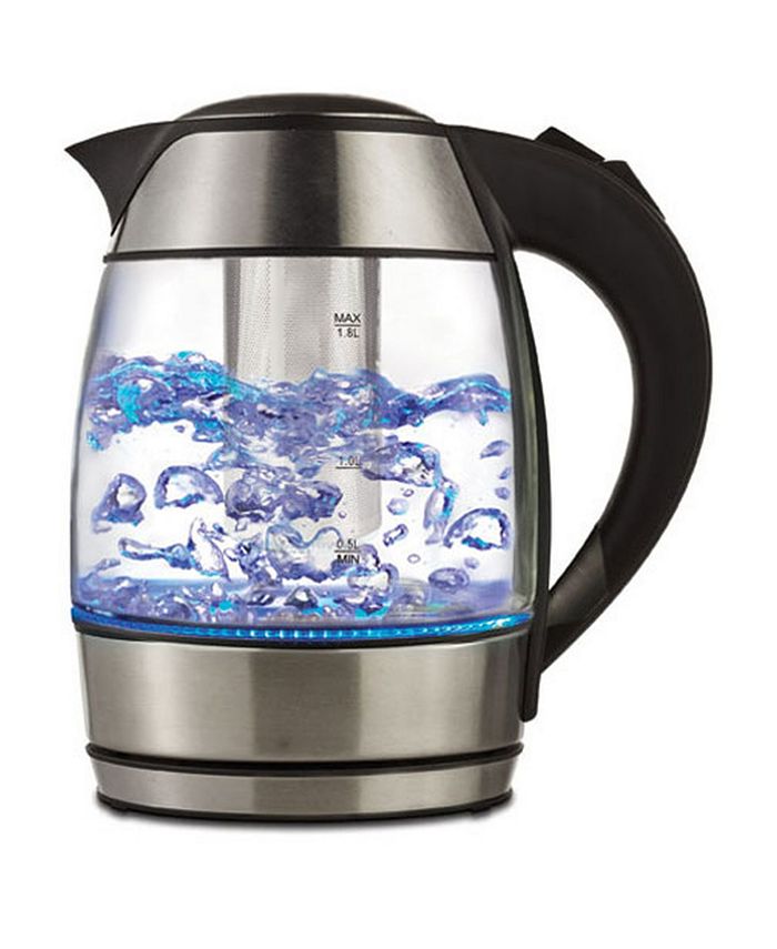 Brentwood Appliances 1.8L Electric Glass Kettle with Tea Infuser Macy's