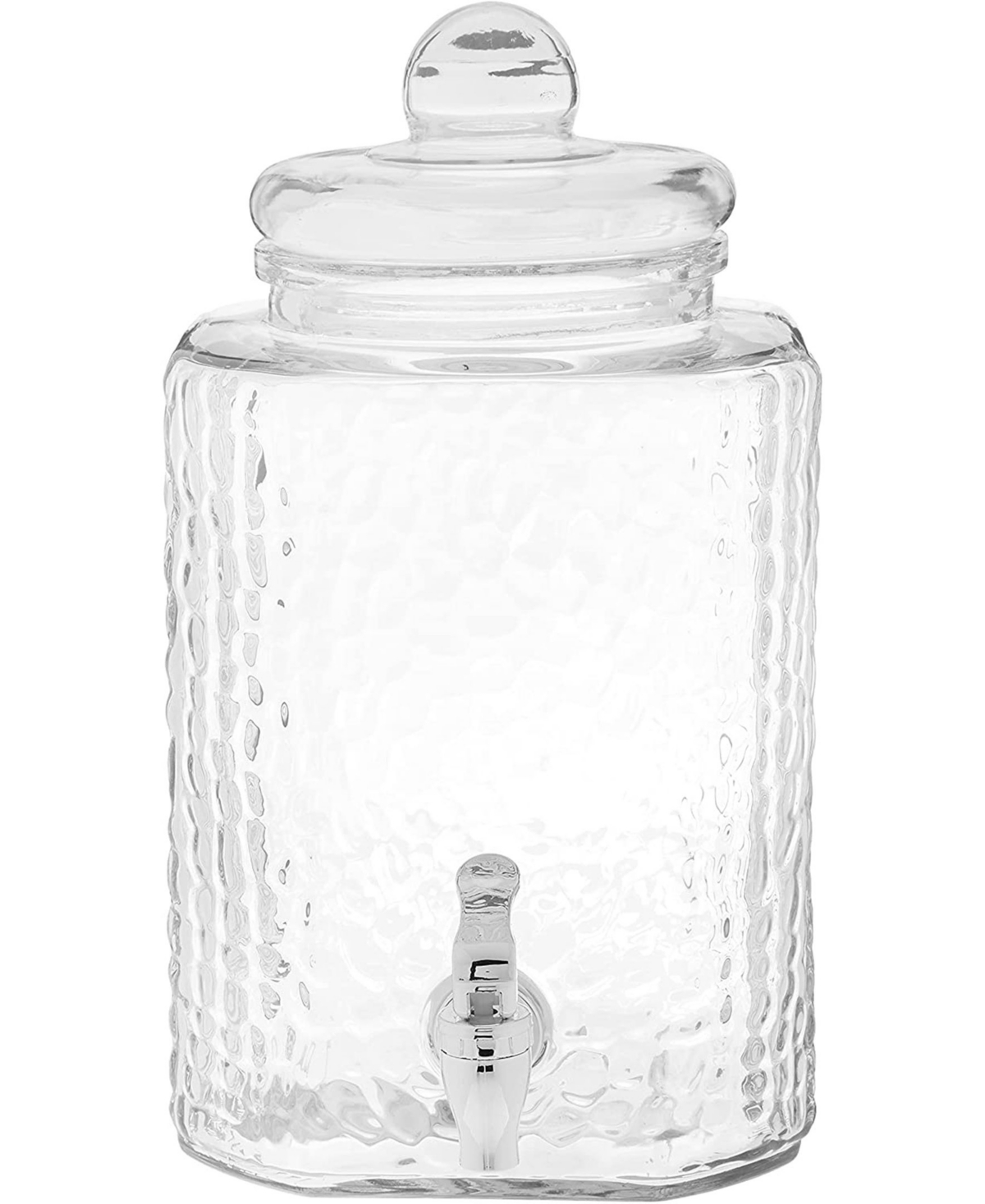 Style Setter 1.5 Gallon Glass Beverage Drink Dispenser with Metal Stand, Set of 3