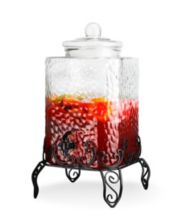 Home Essentials Del Sol Ribbed Glass 1.5-Gallon Beverage Dispenser with  Stand - Macy's