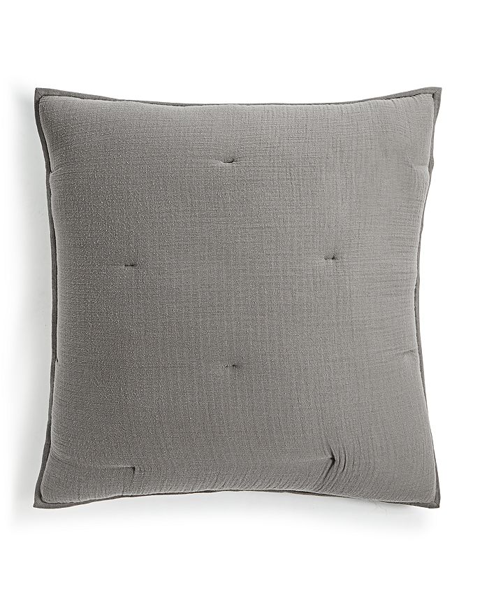 Oake Textured Gauze Sham, European, Created for Macy's Macy's