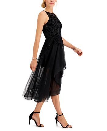 excelleren Modieus schouder Adrianna Papell Embellished High-Low Dress & Reviews - Dresses - Women -  Macy's