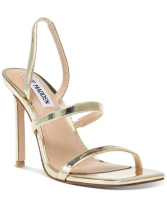 macy's gold high heels