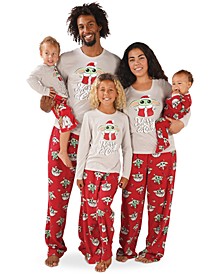 Matching Grogu Holiday Family Pajamas Collection