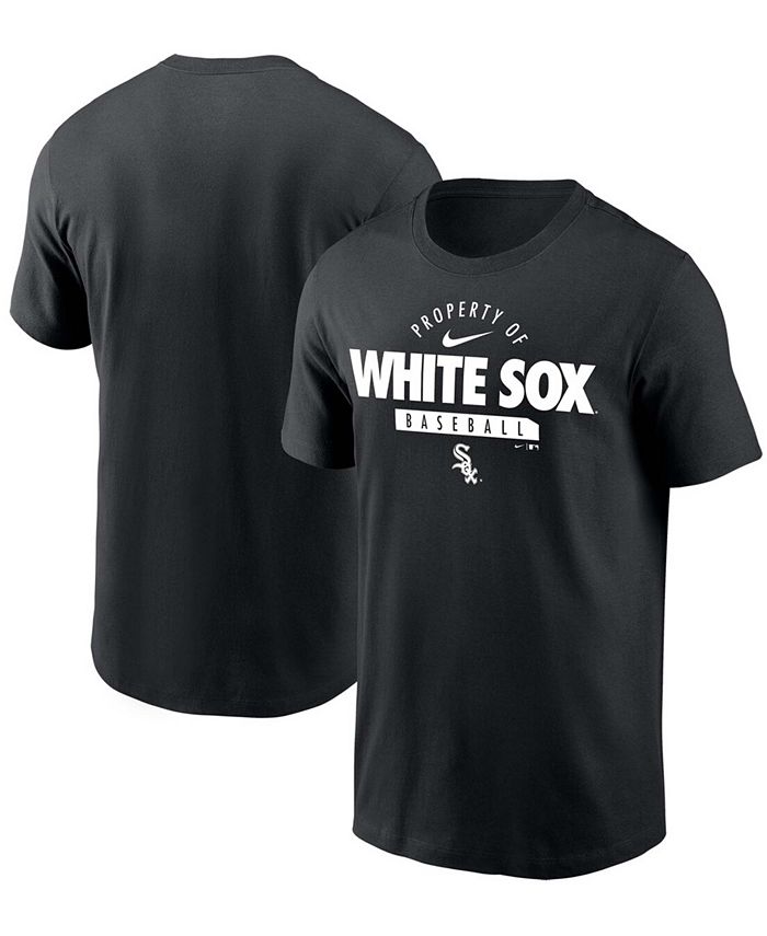 Nike Men's Black Chicago White Sox Primetime Property of Practice T-Shirt