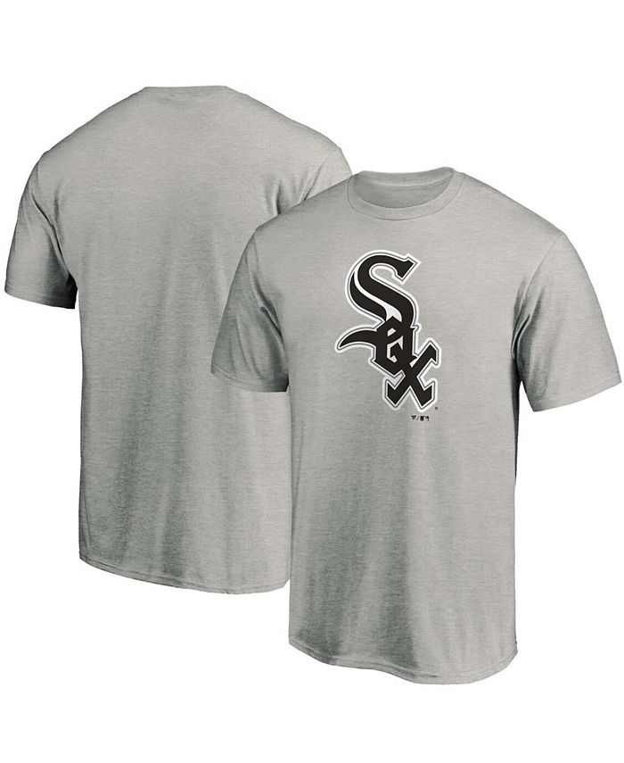 Fanatics Men's Heathered Gray Chicago White Sox Official Logo T-shirt ...