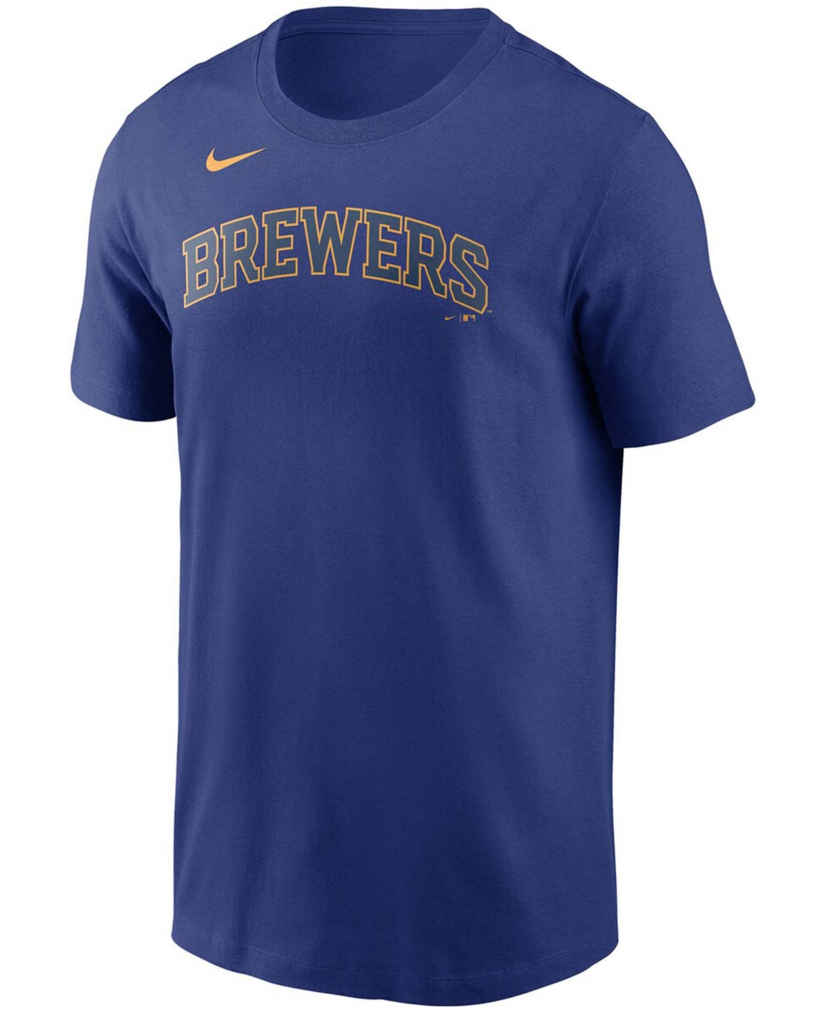 Men's Christian YelichMilwaukee Brewers Name Number T-shirt - Royal
