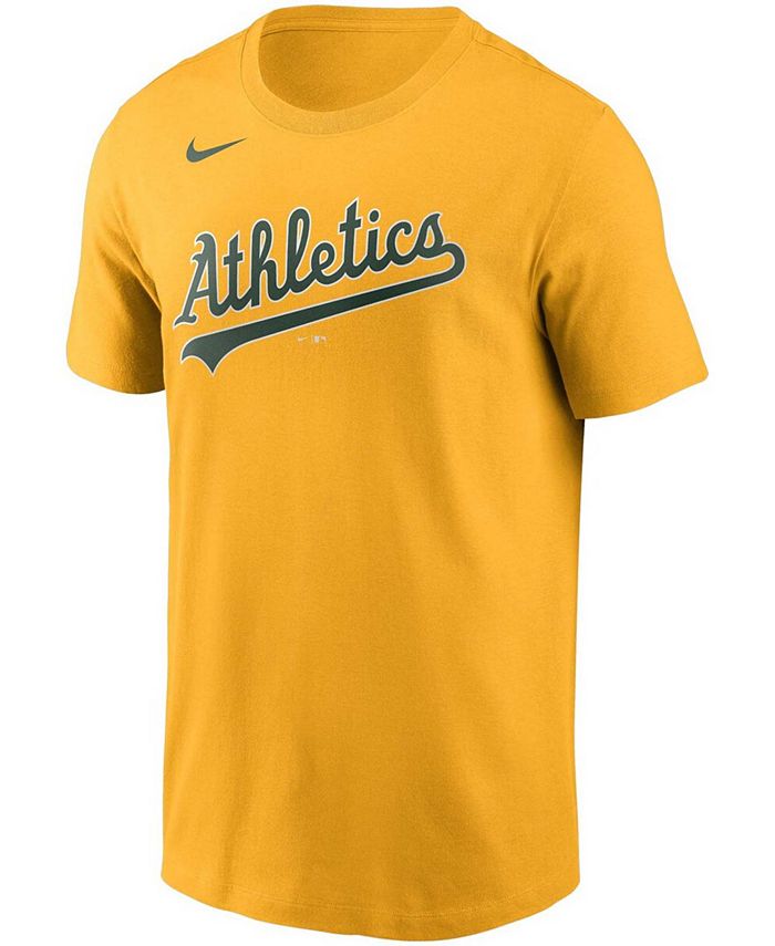Nike Men's Matt Chapman Gold Oakland Athletics Name Number T-shirt - Macy's