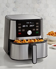 Vortex Plus 6-in-1 6-Quart  Large Air Fryer Oven with Customizable Smart Cooking Programs, Non-stick and Dishwasher-Safe Basket,  Includes Free App with over 1900 Recipes, Stainless Steel
