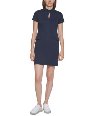 Calvin Klein - Petite Keyhole A-Line Dress