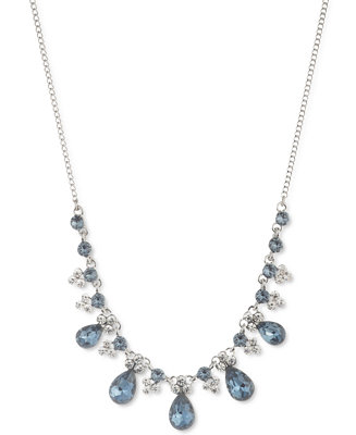 Givenchy Pear-Shape Crystal Statement Necklace, 16