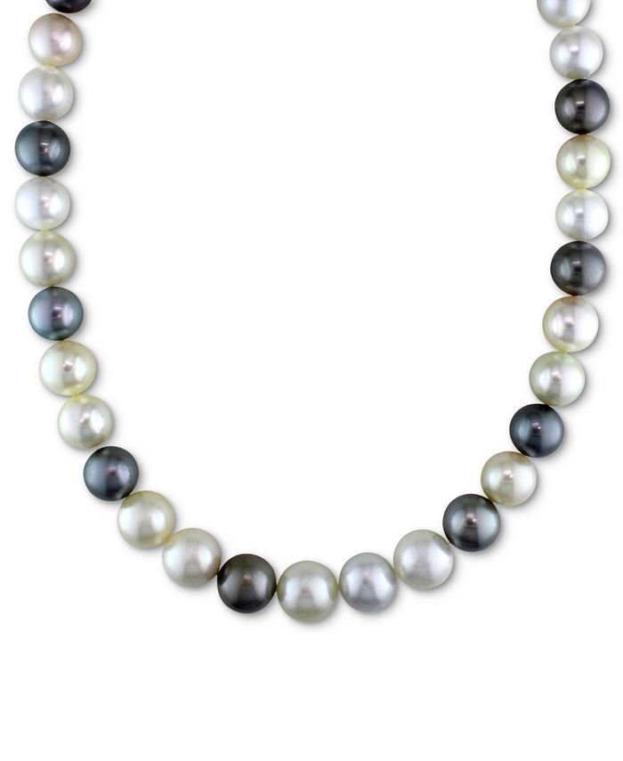 Macy's Multicolor Cultured South Sea & Tahitian Pearl (10-12-1/2mm ...