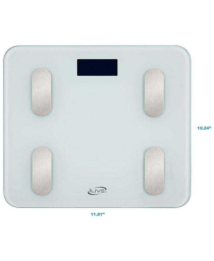 iLive Smart Digital Body Weight Scale, ILFS130W - Macy's