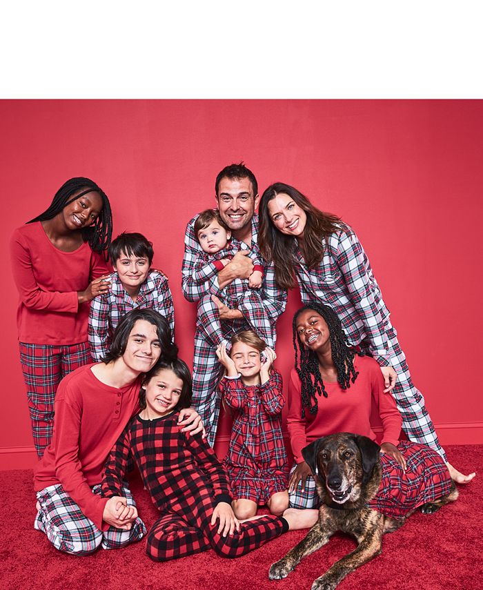 Family Pajamas Matching Men's Checkered One-Piece Pajamas, Created for  Macy's - Macy's