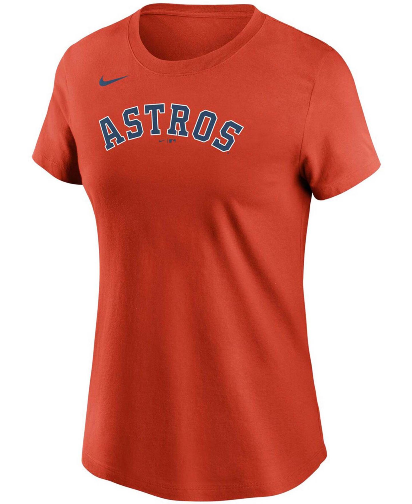 Женская футболка Nike Jose Altuve Orange Houston Astros Name and Number — фото 2