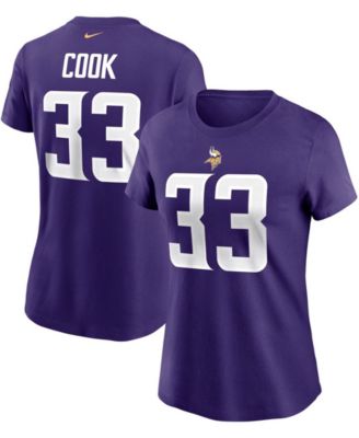 Dalvin Cook Minnesota Vikings Nike Name & Number T-Shirt - Purple