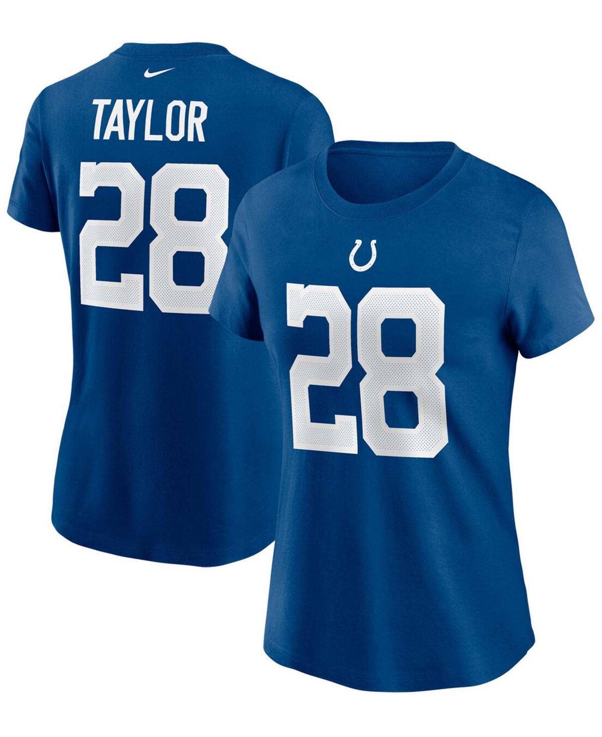 Women's Jonathan Taylor Royal Indianapolis Colts Name Number T-shirt - Royal