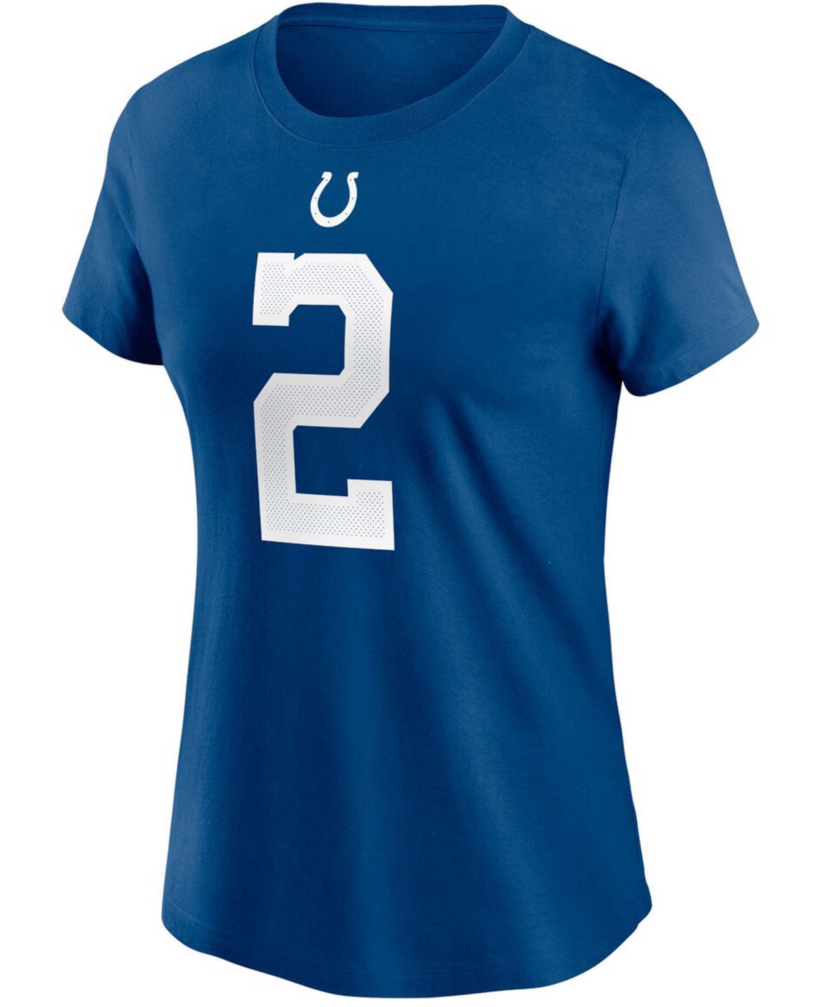 Women's Carson WentzIndianapolis Colts Name Number T-shirt - Royal