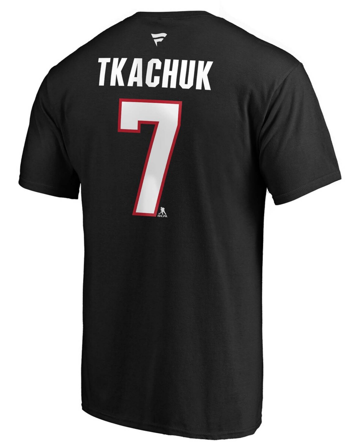 Men's Brady TkachukOttawa Senators Authentic Stack Name and Number T-shirt - Black