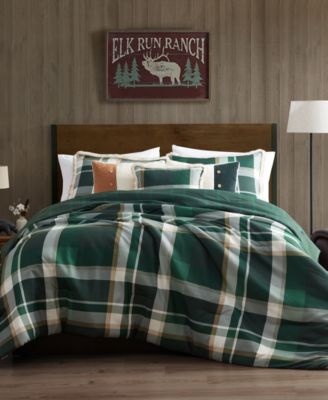 Bearpaw Curtis Plaid Reversible Comforter Set