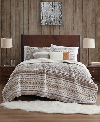 BEARPAW - Winnie Fair Isle Quilt Set
