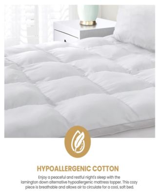 superior down alternative hypoallergenic mattress topper