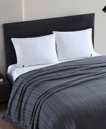 Vera wang open stripe blanket store