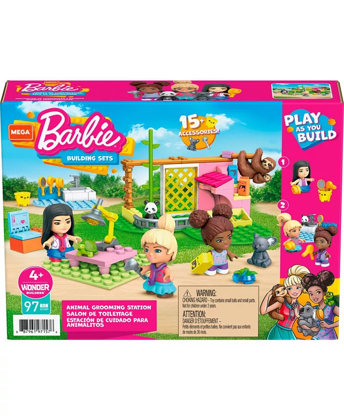 Mega Construx 108 Piece Barbie Building Set Sale at Macys!