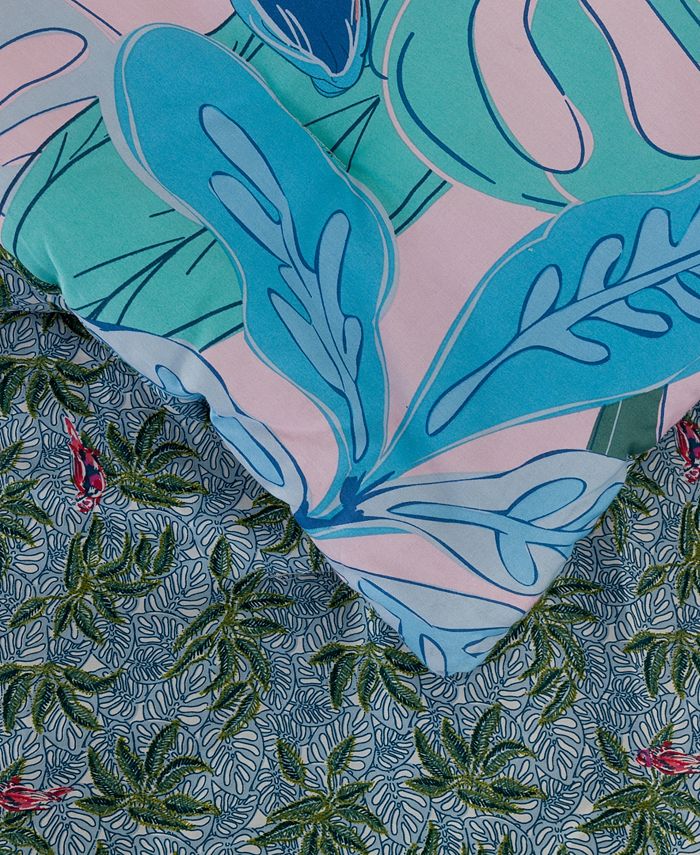 Vera Bradley Rainforest Canopy 3 Piece Comforter Set, King - Macy's