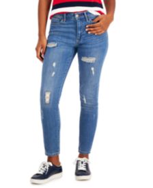 Tribeca Distressed Ankle Skinny Jeans