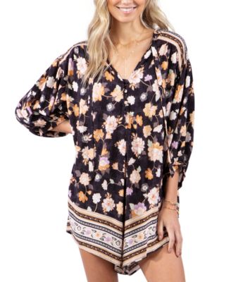 Rip Curl - Juniors' Printed Surf Gypsy Romper