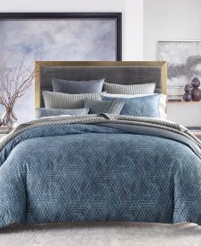 Closeout! Hotel Collection Heirloom Tapestry 3-Pc. Comforter Set, Full/Queen, Created for Macy's - Blue