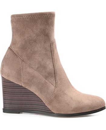 Journee collection sales wedge boots