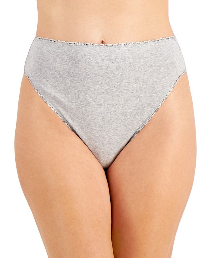 Cotton Ultra High-Leg Brief Panty With Wide Waistband