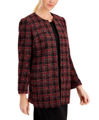 kasper fire red jacket