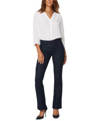 NYDJ Barbara Bootcut High-Rise Tummy-Control Denim Jeans - Macy's