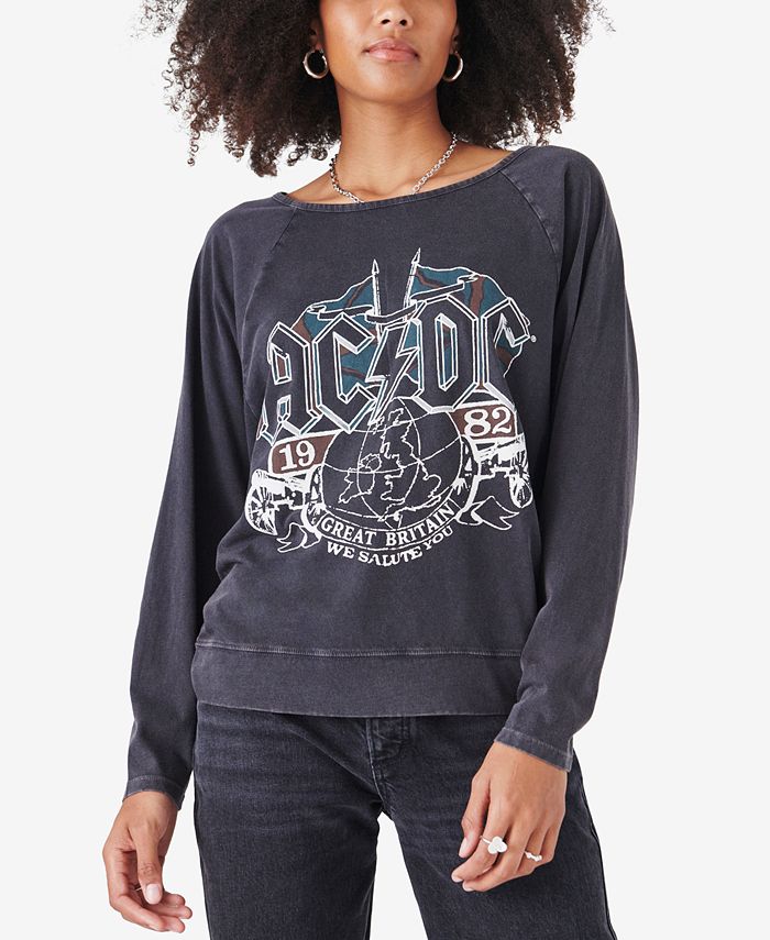 Lucky Brand AC/DC Long-Sleeve Cotton T-Shirt - Macy's