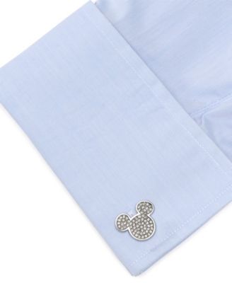 Men's Pave Crystal Cufflinks