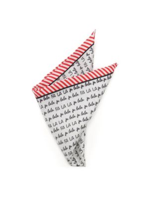 Men's Fa La La Holiday Pocket Square