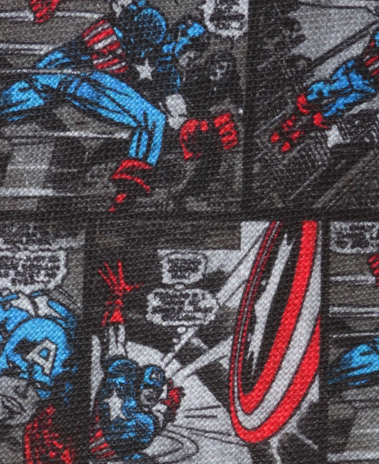 Мужские галстуки Marvel Captain America Comic Tie — фото 3