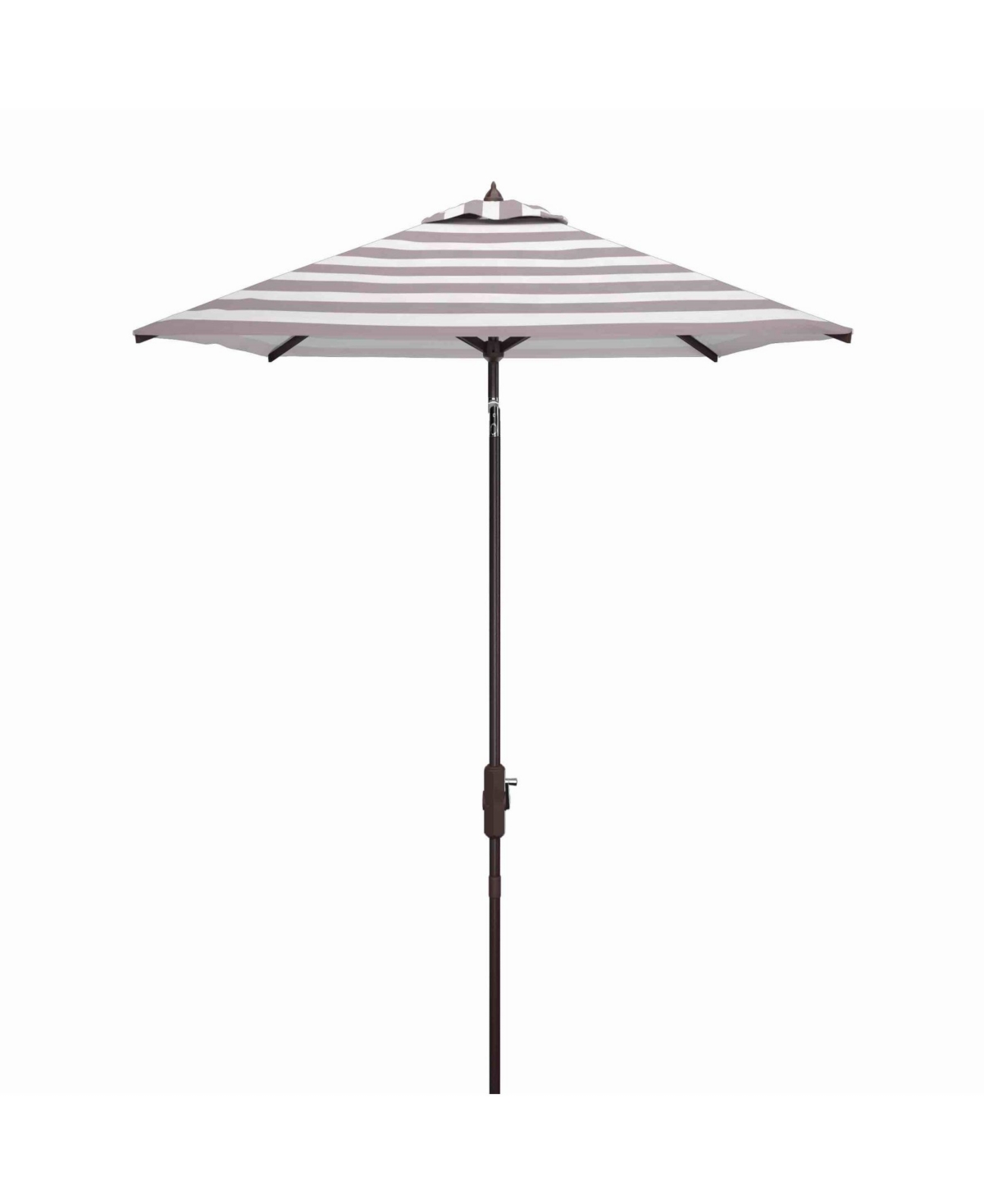 Safavieh Iris 7.5 Ft Square Umbrella In Gray
