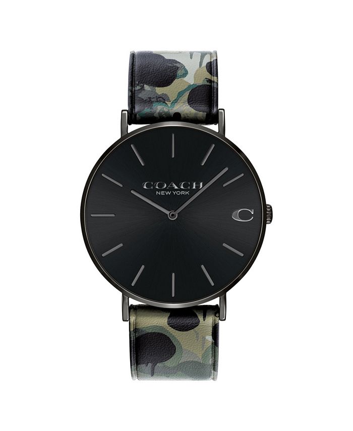 Coach camo outlet watch