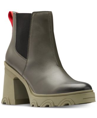 Brex Heel Lug Sole Chelsea Boots 