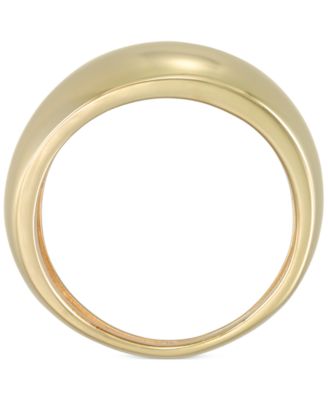 Polished Dome Statement Ring in 10K Gold