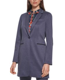 1-Button Long Blazer