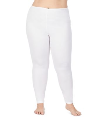 plus size white tights