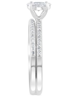 EFFY&reg; Diamond Cluster Bridal Set (1/2 ct. t.w.) in 14k White Gold