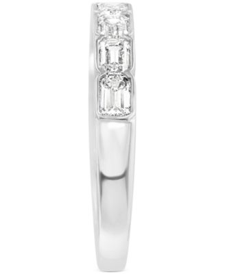 EFFY&reg; Diamond Emerald-Cut Band (3/4 ct. t.w.) in 14k White Gold