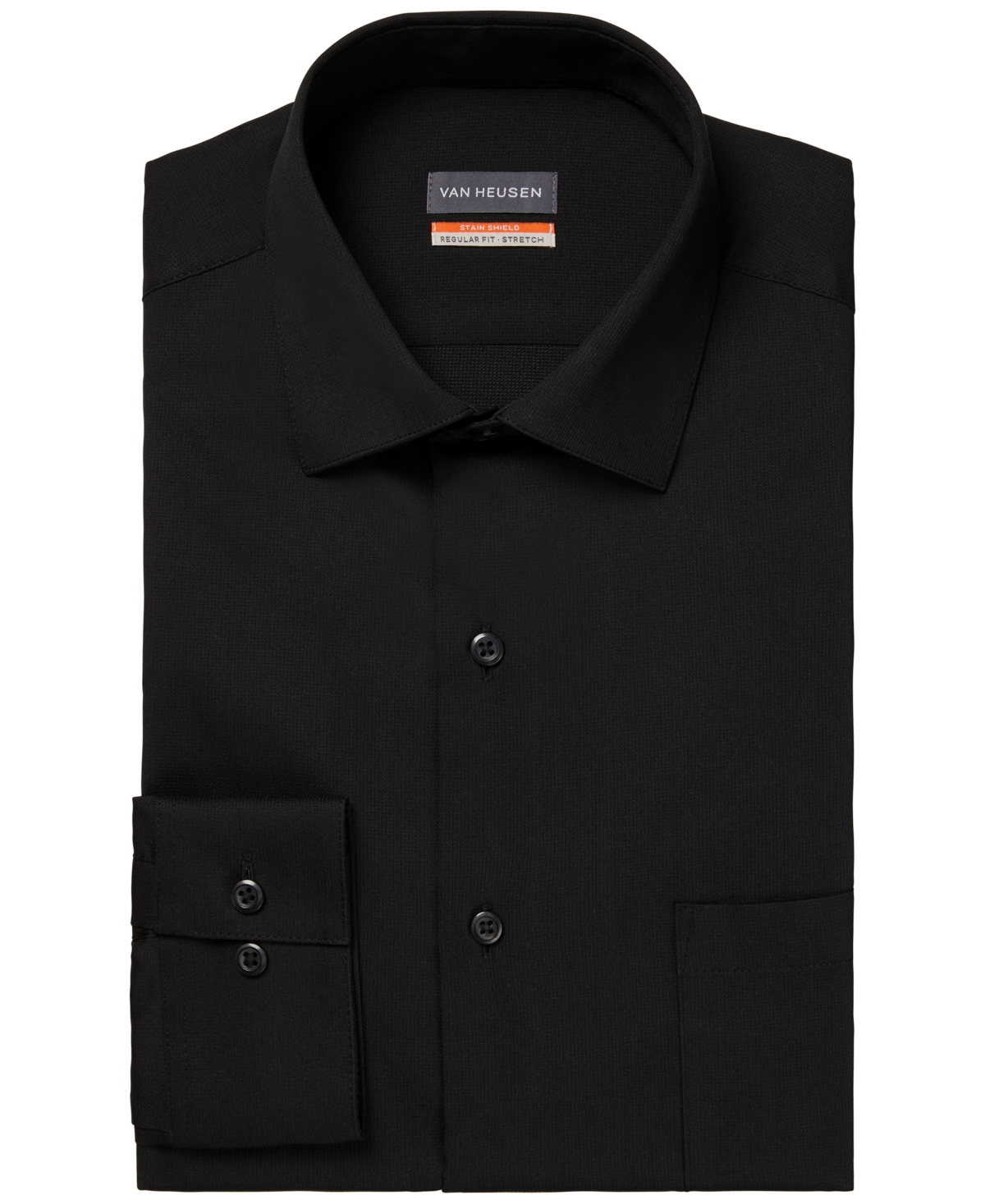 Van Heusen Men's Big & Tall Classic/Regular-Fit Stain Shield Solid Dress Shirt