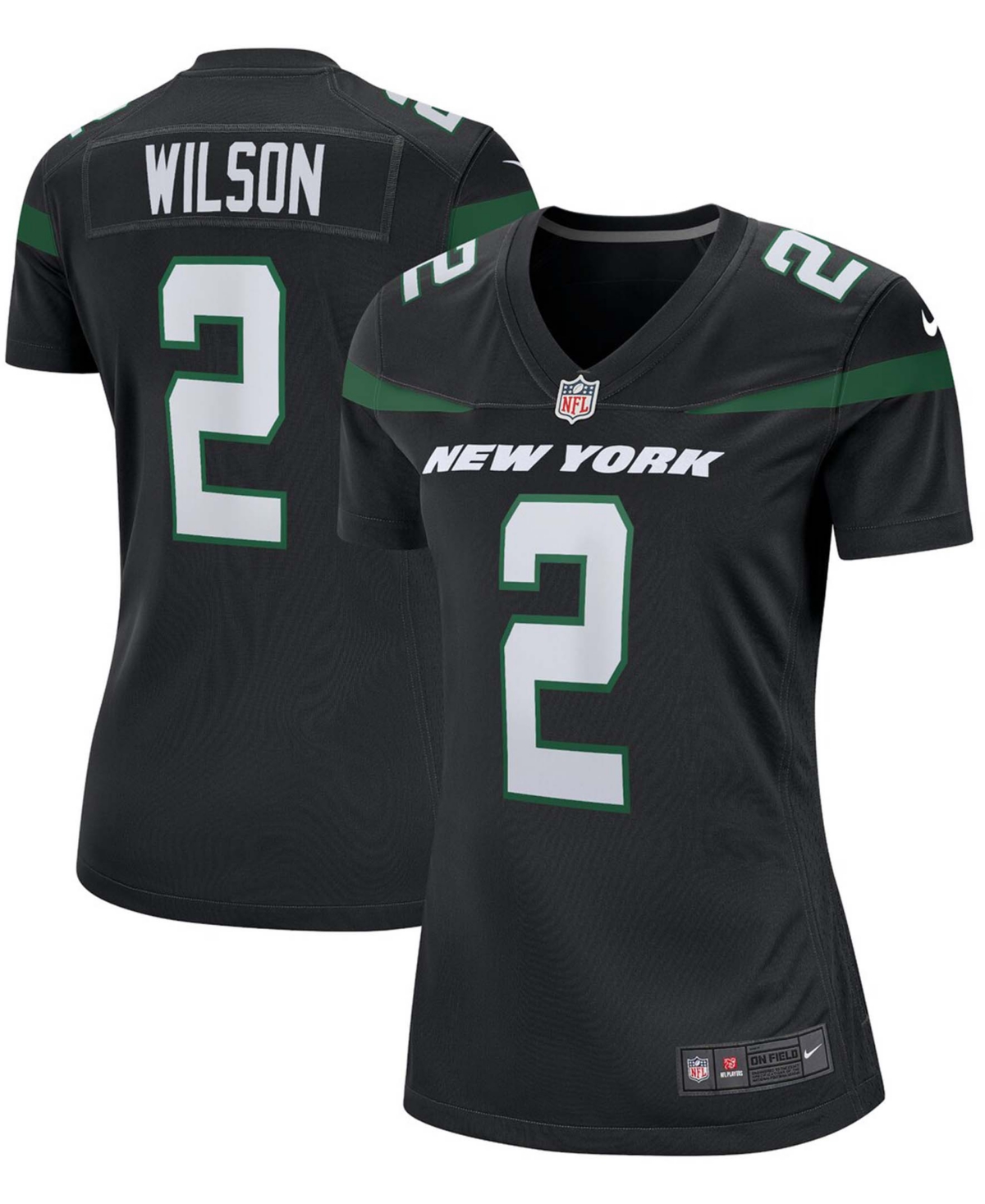 Women's Zach WilsonNew York Jets Alternate 2021 Nfl Draft First Round Pick Game Jersey - Black