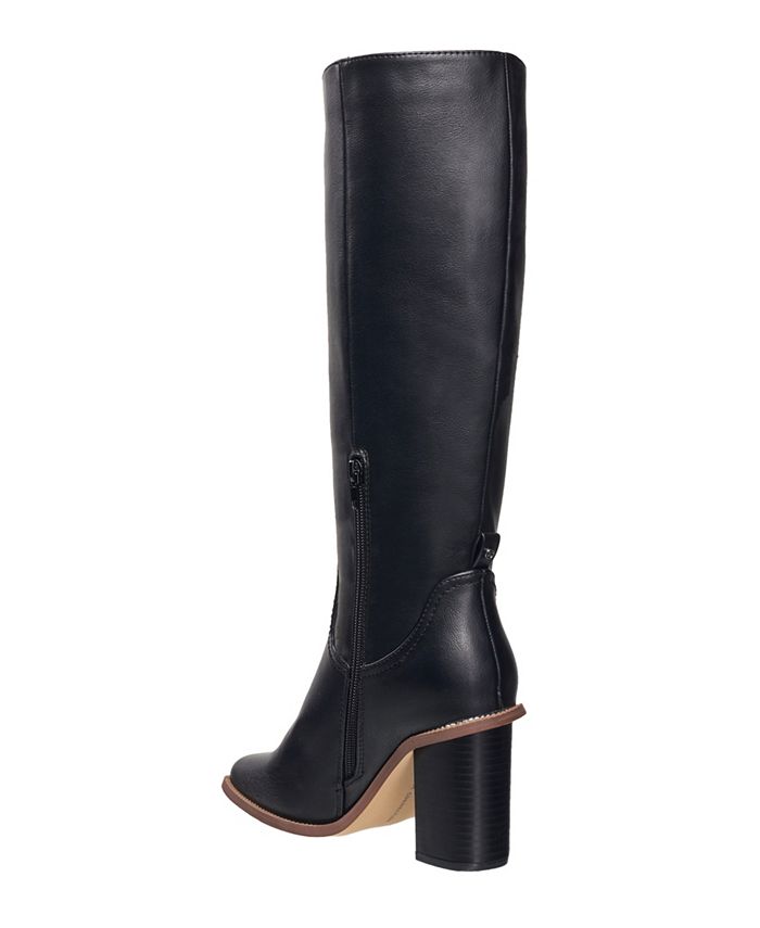 French Connection Womens Hailee Knee High Heel Riding Boots And Reviews Boots Shoes Macys 